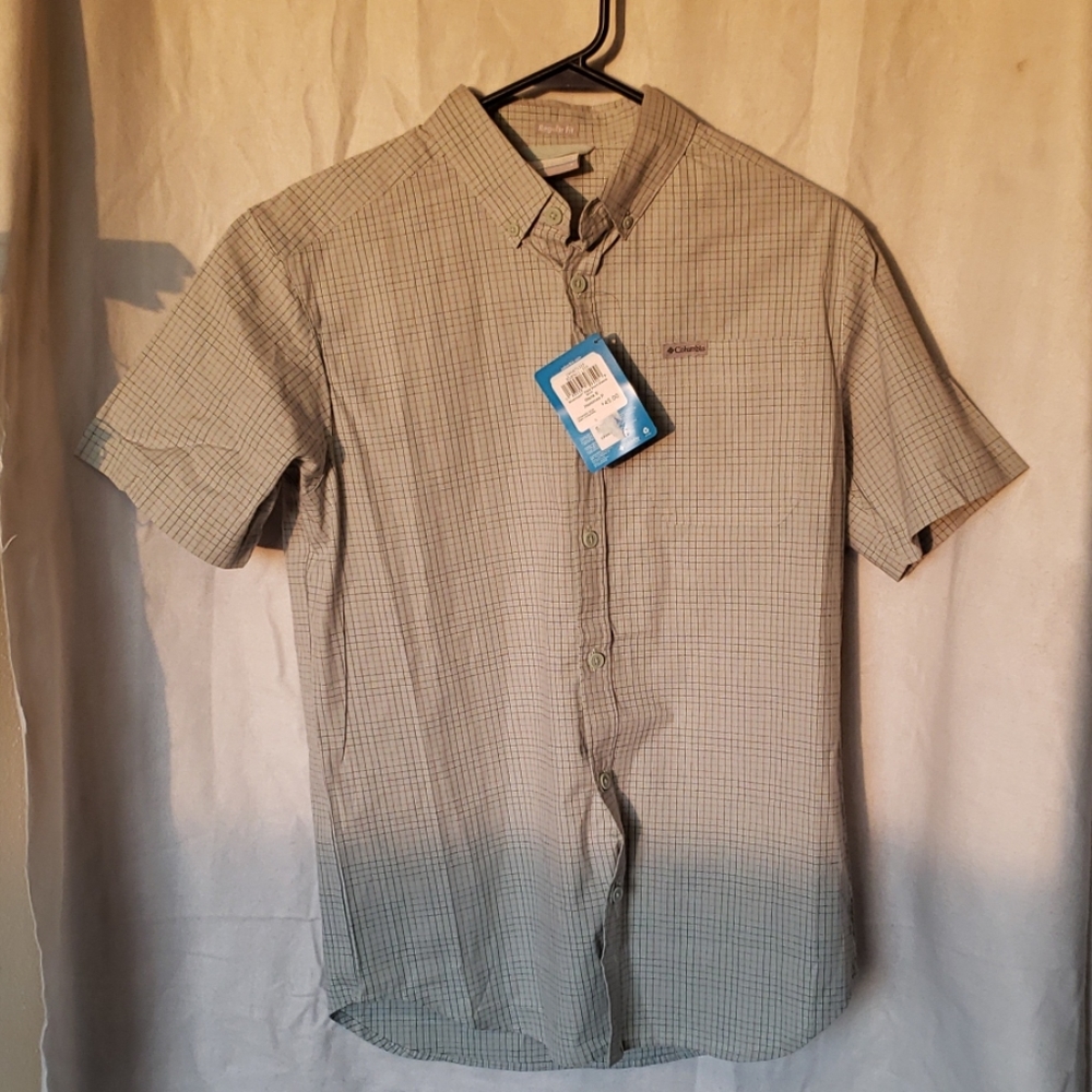 Columbia Rivermont plaid short sleeve shirt